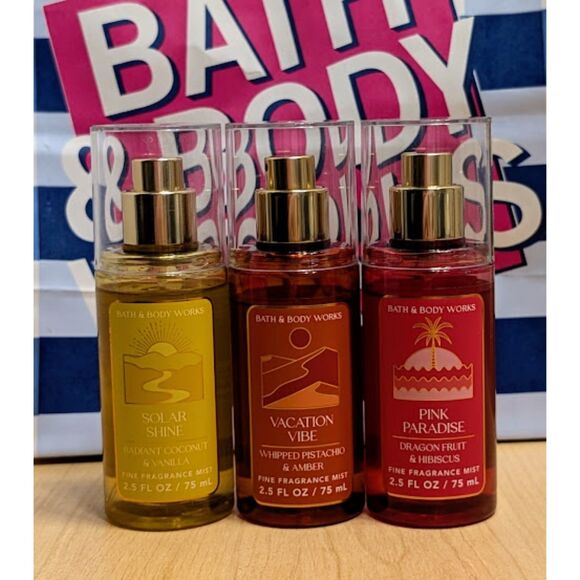 Bath & Body Works Other - Bath & Body Works Limited Edition Summer Vacation Mini FFM Collection Set of 3
